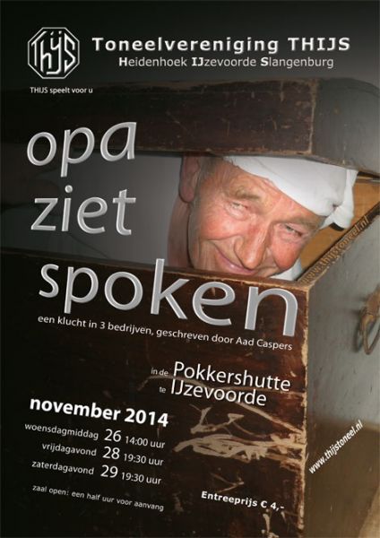 Opa ziet spoken